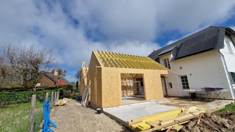 Entreprise spécialisé dans l'extension bois pour sa maison à Dieppe près de Rouen