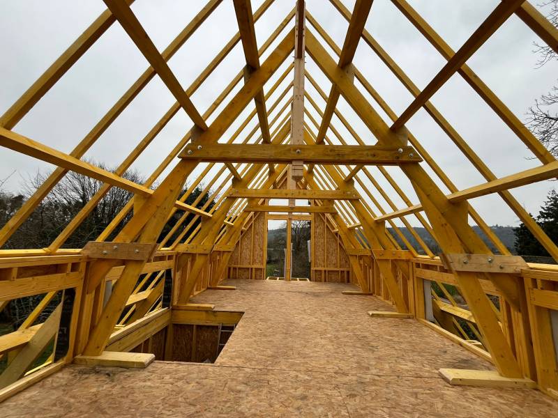 Construction neuve en ossature bois sur-mesure à vos besoins au Neubourg 27