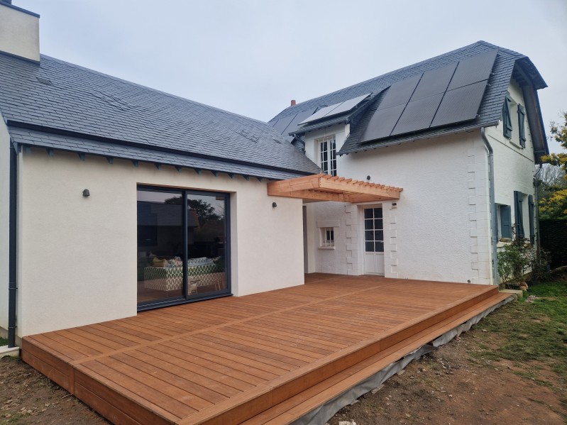 Réalisation d'une terrasse bois en bambou à Rouen