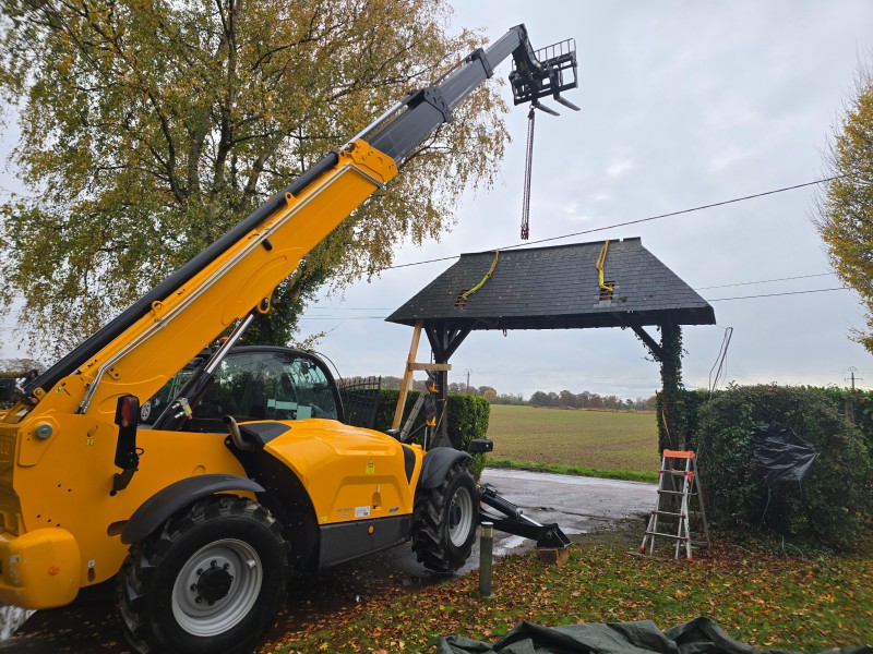 modification sur mesure Charpente d'un porche