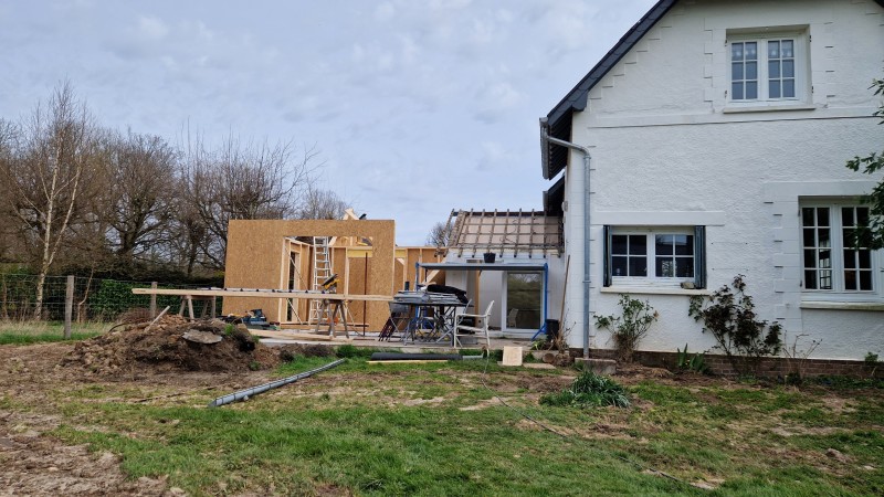 Entreprise spécialisé dans l'extension bois pour sa maison à Dieppe près de Rouen